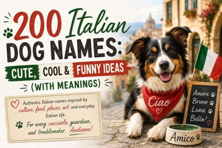 Best Italian Dog Names